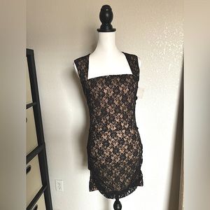 Ixia Black Lace cocktail dress | Size Sm |